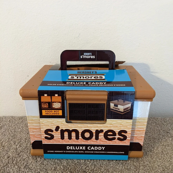 Hershey's S'mores Deluxe Caddy - Removable Tray & Carrying Handle Camping NEW - Picture 1 of 7